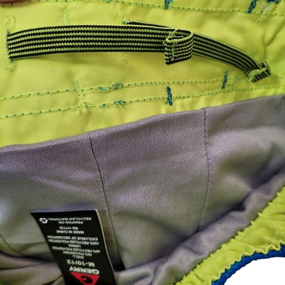 Gerry Youth Boy's Swim Short UPF 50+ Swim Trunks, Blue Sharks - Size: Medium - Picture 6 of 11